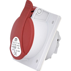 Розетка встроенная (силовой разъем) EE-1653 IP54 (16A, 400V, 3P+N+PE)