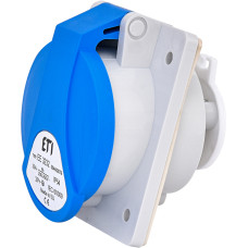 Розетка встроенная (силовой разъем) EE-3232 IP54 (32A, 230V, 2P+PE)