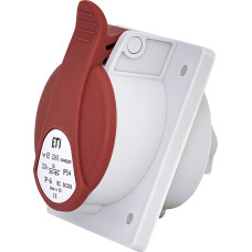 Розетка встроенная (силовой разъем) EE-3243 IP54 (32A, 400V, 3P+PE)