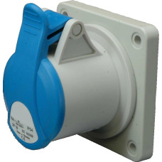 Розетка встроенная (силовой разъем) EER-1632 IP54 (16A, 230V, 2P+PE)