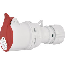 Розетка кабельна (силовий роз`єм) ES-3243  IP44 (32A, 400V, 3P+PE)