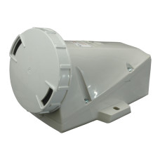 Розетка настінна (силовий роз`єм) EZH-6343  IP67 (63A, 400V, 3P+PE)
