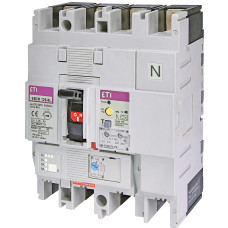 Авт. вимикач EB2R 125/4L 125A (25kA, (0.63-1)In/(10)In, з блоком ПЗВ) 4P