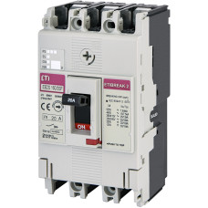 Авт. вимикач EB2S 160/3SF 20A (25kA, фікс./фікс.) 3P