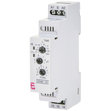 Многофункциональное реле времени CRME-101 (12-240V AC/DC, 1x16A_AC1)