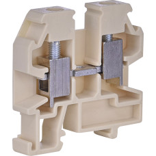 Клемма винтовая mini VS 2,5 PAM (2,5 mm2_бежевая)