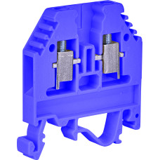 Клемма винтовая-нейтральная под держатель VSV 4 PA N (4 mm2_синяя)