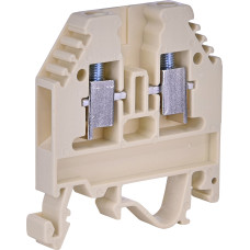 Клемма винтовая под предохранитель с втулкой VSV 4 PA (4 mm2_бежевая)