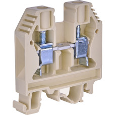 Клемма винтовая VS 10 PA (10 mm2_бежевая)