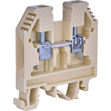 Клемма винтовая VS 6 PA (6 mm2_бежевая)
