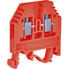 Клемма винтовая-питание под держатель VSV 4 PA+ (4 mm2_красная)