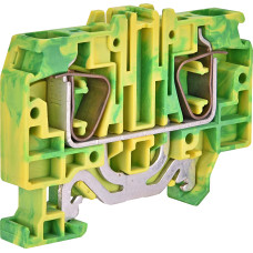 Клемма пружинная заземляющая ESP-HTE.10 (10 мм2, желто-зел.)