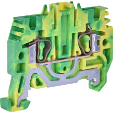 Клемма пружинная заземляющая ESP-HTE.2 (2,5 мм2, желто-зел.)