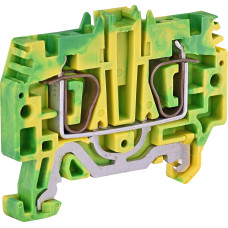 Клемма пружинная заземляющая ESP-HTE.4 (4 мм2, желто-зел.)