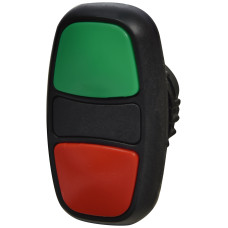 Кнопка-модуль здвоєна NSE-PB2/RG (зелена/червона)