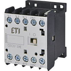 Контактор мініатюрний  CEC 07.01 24V DC (7A; 3kW; AC3)