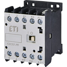 Контактор мініатюрний  CEC 07.PR 24V DC (7A; 4kW; AC3) 4р (2н.в.+2н.з.)