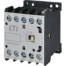 Контактор мініатюрний  CEC 12.4P 230V АС (12A; 5,5kW; AC3) 4р (4 н.в.)