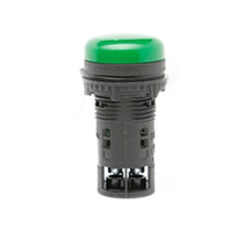 Лампа сигнальна LED матова ELPI-240A-G 240V AC (зелена)