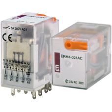 Реле електромеханічне ERM4-024AC 4p