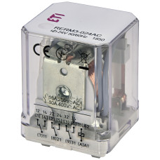 Реле електромеханічне RERM3-24ACL 3p LED (16A AC1, 250V AC)