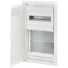 Щит металопластик. ECG 42 COMBO2/1-I (12+2мод, 1ряд., 2м.п., перф.метал.двер.)