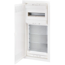 Щит металопластик. ECG 56 COMBO3/1-I (12+2мод, 1ряд., 3м.п., перф.метал.двер.)