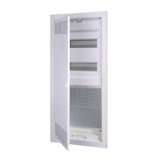 Щит металопластик. ECG 56Н COMBO2/3-I (24+4мод, 2ряд., 2м.п., перф.метал.двер.)