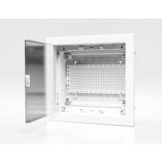 Щит металопластиковий ECG14 MEDIA-PT (перф.панель, пластик.проз.дверцята)