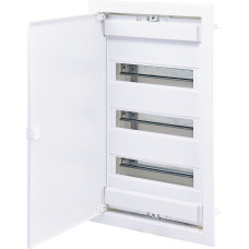 Щит металопластиковий ECG42 (36+6мод., метал.білі дверцята)