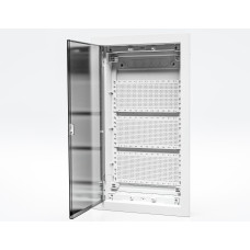 Щит металопластиковий ECG42 MEDIA-PT (перф.панель, пластик.проз.дверцята)