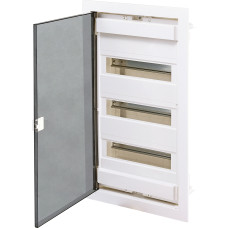 Щит металопластиковий ECG42 PT (36+6мод., пластик.проз.дверцята)