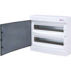 Щит зовнішн. розподільний ECT 2x18PT  (36мод.проз.дверцята)