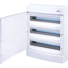 Щит зовнішн. розподільний ECT 3x18PO (54мод.білі дверцята)