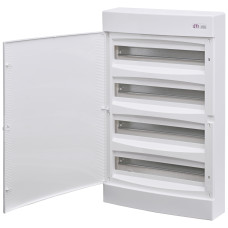 Щит зовнішн. розподільний ECT 4x18 PO (72мод.білі дверцята)