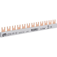 Шина живлення IZ 10/1F/12 (10мм2, 1P, 0.21м, Fork, 12mod.)