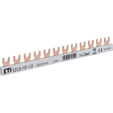 Шина живлення IZ 12/1F/12 (12мм2, 1P, 0.21м, Fork, 12mod.)