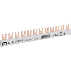 Шина живлення IZ 16/1F/12 (16мм2, 1P, 0.21м, Fork, 12mod.)