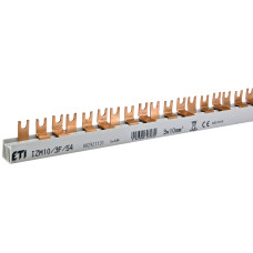 Шина живлення IZM 10/3F/54 (10мм2, 3P, 1м, Fork, 54mod., 18xMS/MPE)
