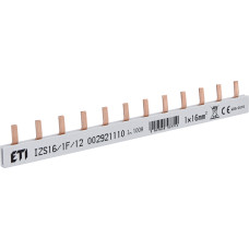 Шина живлення IZS 16/1F/12 (16мм2, 1P, 0.21м, Pin, 12mod.)