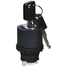 Вимикач NSE-S2К-F45 (2-х поз., з ключем 0-1, 45°, чорний)