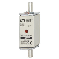 Запобіжник ETI NH-000/gCP 2,5 kVAr