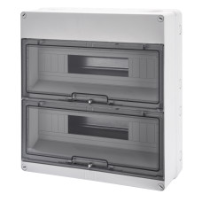 Корпус пластиковий 40 CD навісний 36М (18Х2) прозорі дверцята ІР55 GEWISS