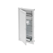 Корпус для мультимедійного обладнання 4-х рядний внутрішнього встановлення з металевими дверцятами GEWISS