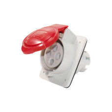 Розетка вбудована 10° IEC 309 HP IP44 3P+E 32A 400V 6H GEWISS