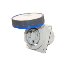 Розетка вбудована 10° IEC 309 HP IP67 2P+E 63A 230V 6H GEWISS