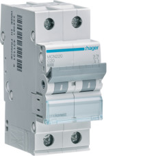 Автоматичний вимикач 2P 6kA C-20A 2M