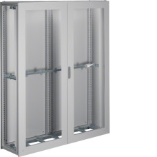 Шафа Univers, IP54/I, 1900x1600x400мм прозорі двері, сіра