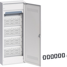 Щит 5-рядний для ММ-обладнання, з/у з пластиковими дверями, VOLTA