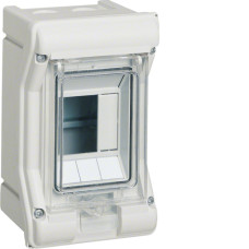 Щит распределительный на 3 модуля, с/у с прозрачной дверцей, IP65, VECTOR